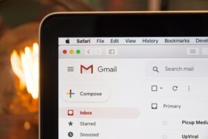 gmail on computer screan